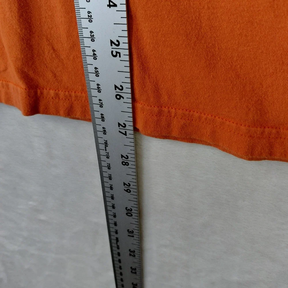 The North Face Mens Orange Never Stop Exploring Graphic T-Shirt Size M Medium